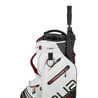 Big Max Aqua Sport 4 cart bag, biało/czarno/bordowy