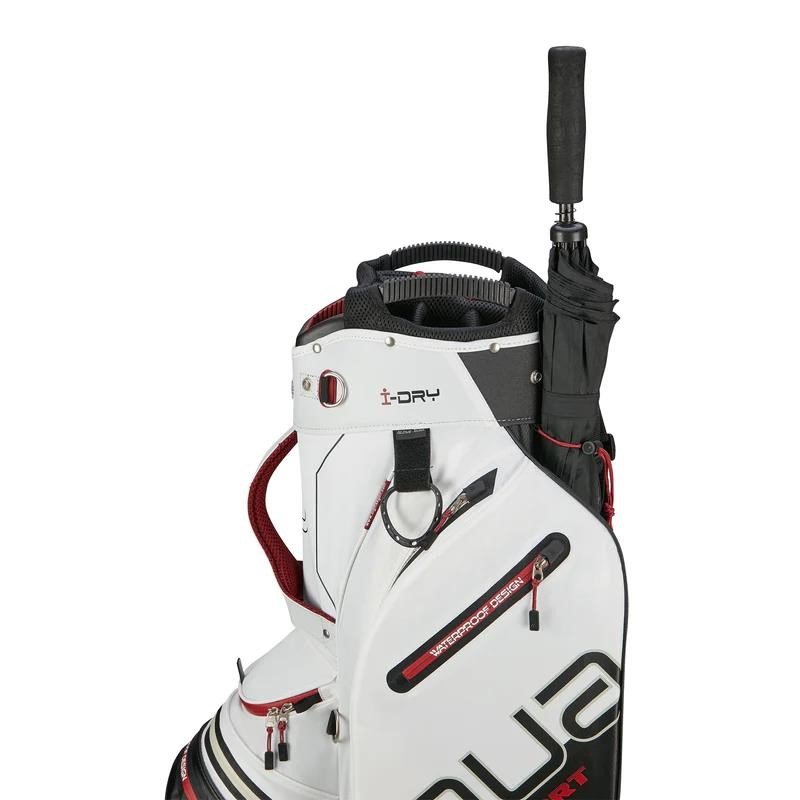 Big Max Aqua Sport 4 cart bag, biało/czarno/bordowy
