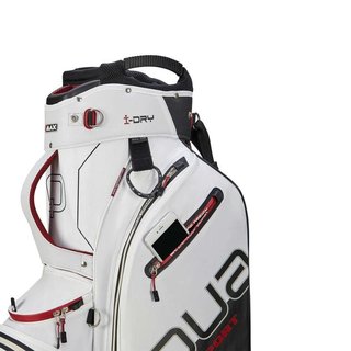 Big Max Aqua Sport 4 cart bag, biało/czarno/bordowy