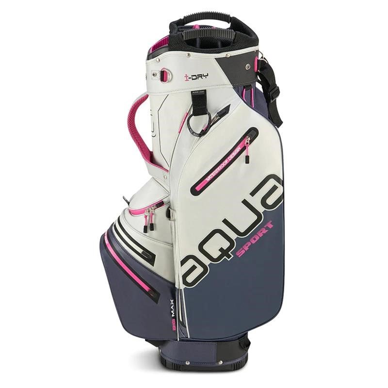 Big Max Aqua Sport 4 cart bag, biało/granatowo/różowy