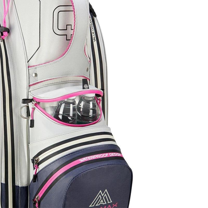 Big Max Aqua Sport 4 cart bag, biało/granatowo/różowy