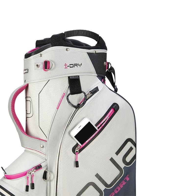 Big Max Aqua Sport 4 cart bag, biało/granatowo/różowy