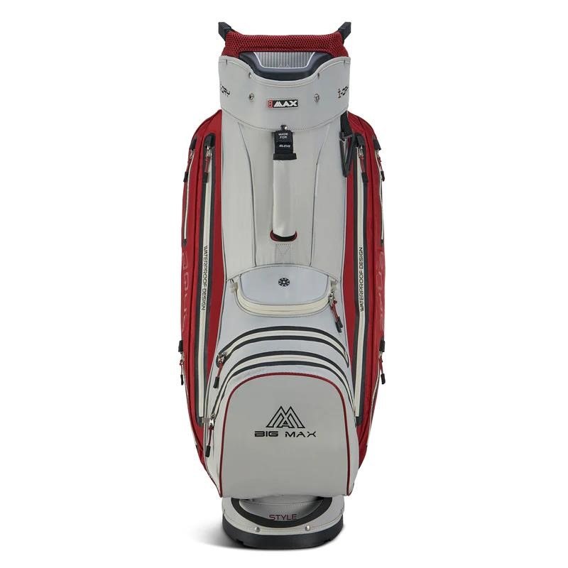 Big Max Aqua Style 4 cart bag, biało/bordowy