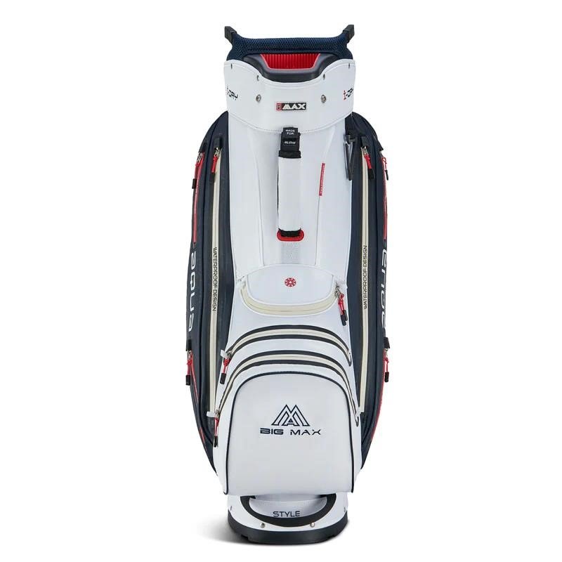 Big Max Aqua Style 4 cart bag, biało/granatowo/czerwony
