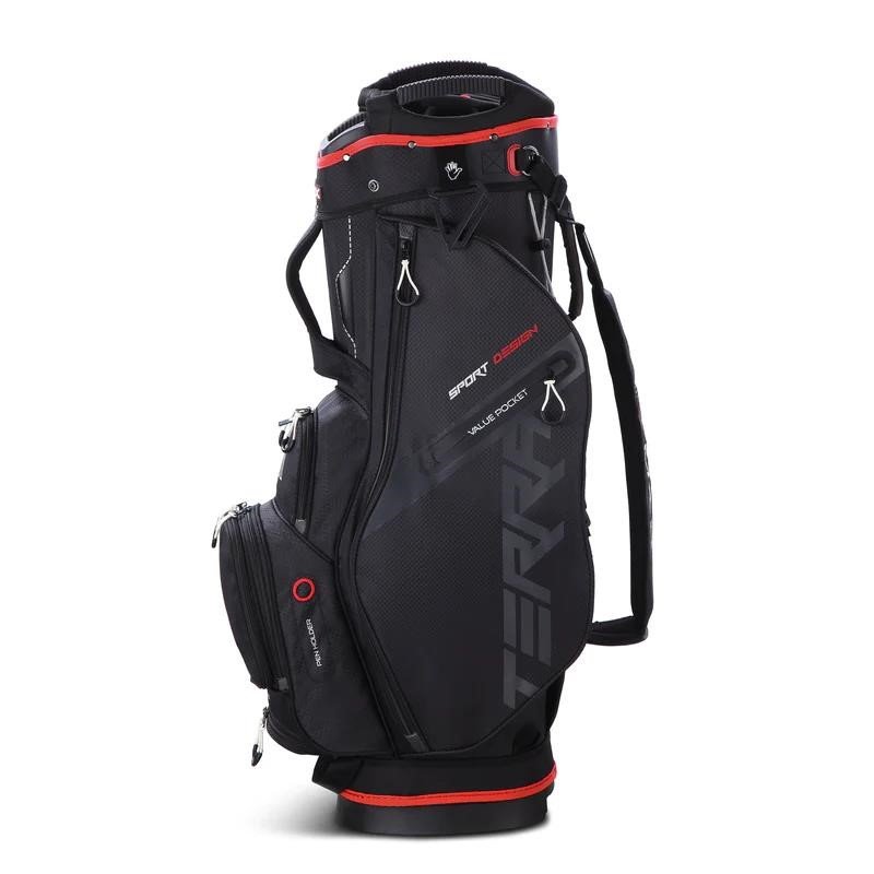 Big Max Terra Sport cart bag, czarno/czerwony