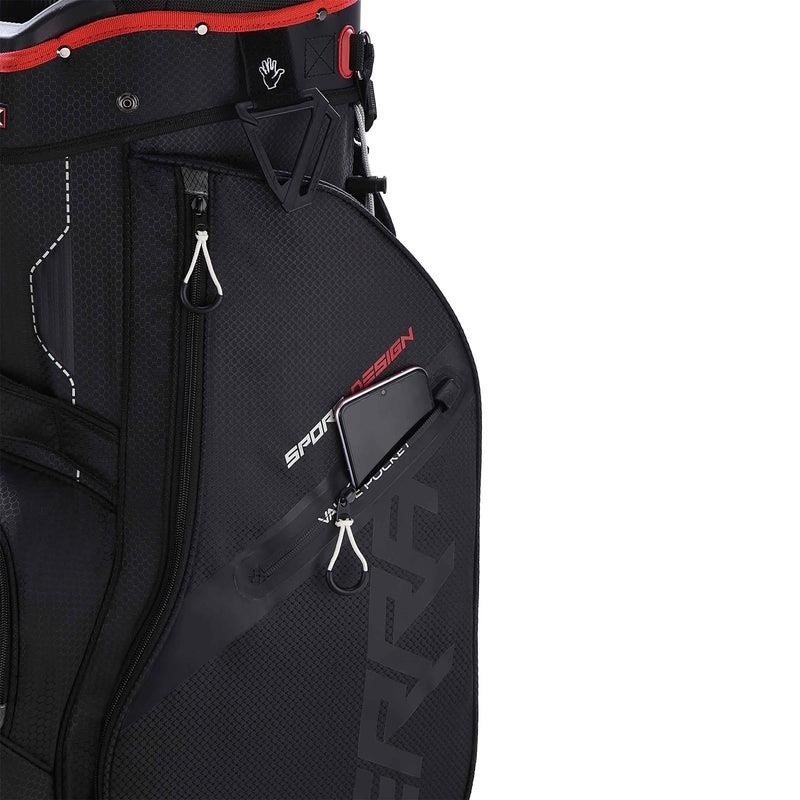 Big Max Terra Sport cart bag, czarno/czerwony