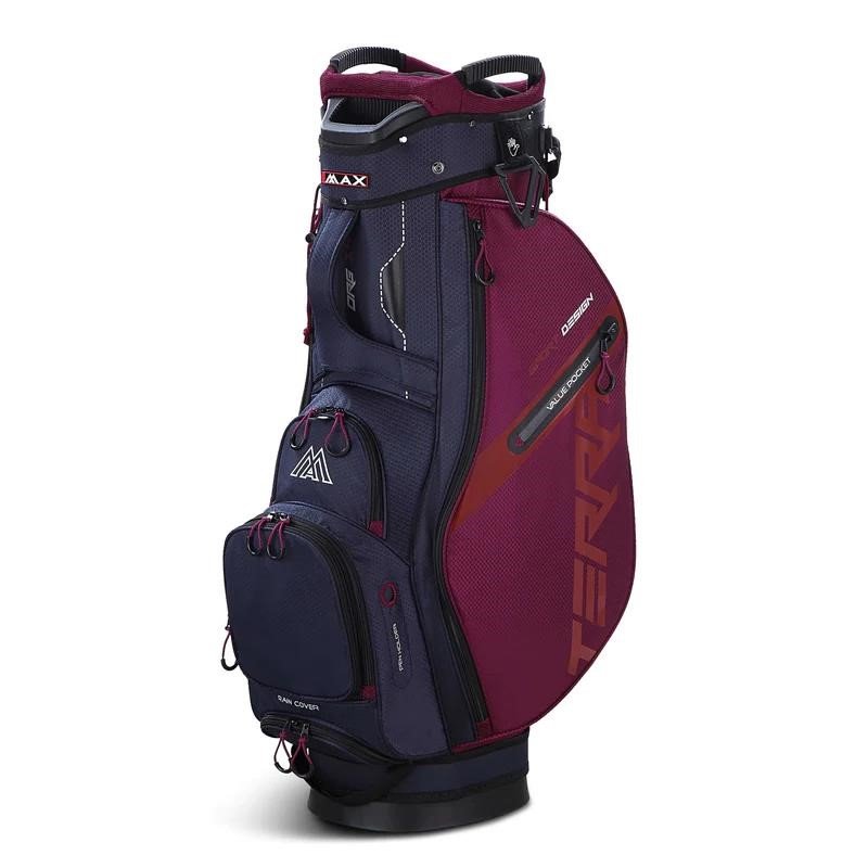 Big Max Terra Sport cart bag, granatowo/bordowy