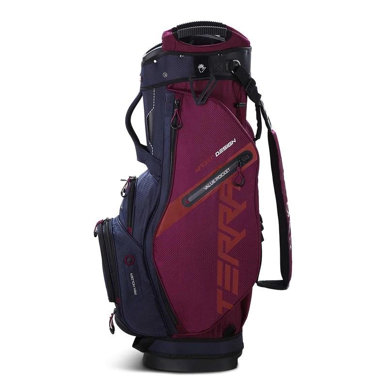 Big Max Terra Sport cart bag, granatowo/bordowy
