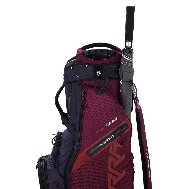 Big Max Terra Sport cart bag, granatowo/bordowy