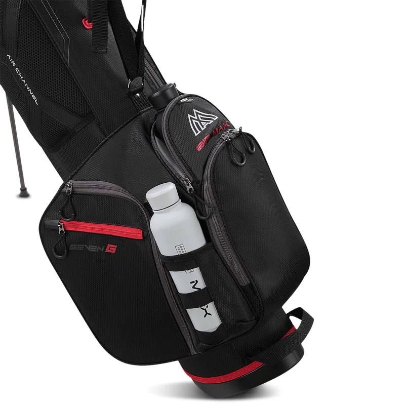 Big Max Heaven Seven G stand bag, czarno/czerwony