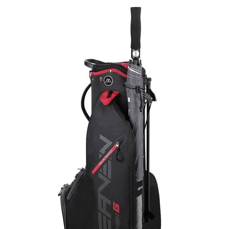 Big Max Heaven Seven G stand bag, czarno/czerwony