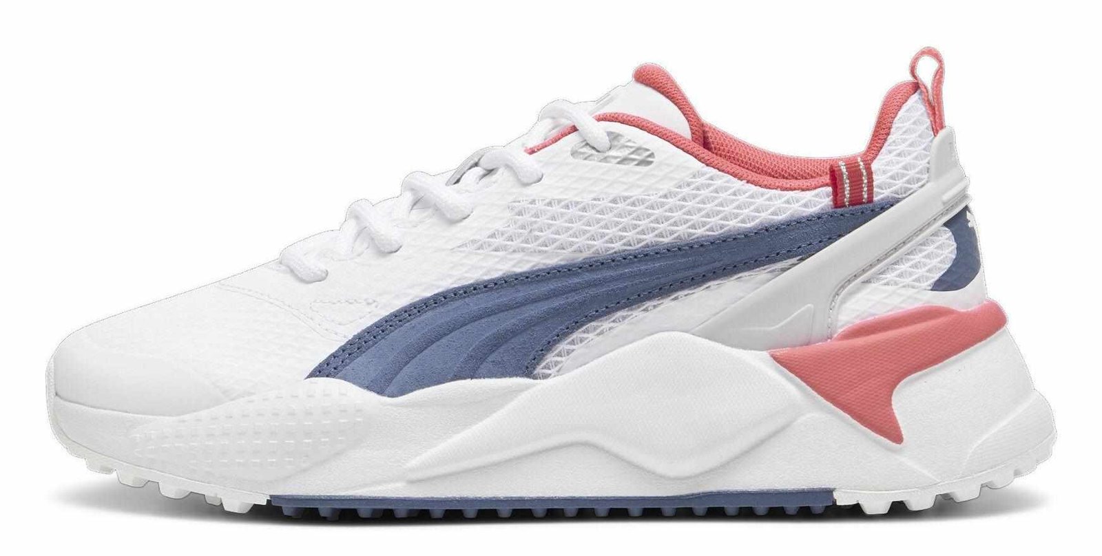 Puma Gs-X Efekt damskie buty golfowe, biało/niebieskie