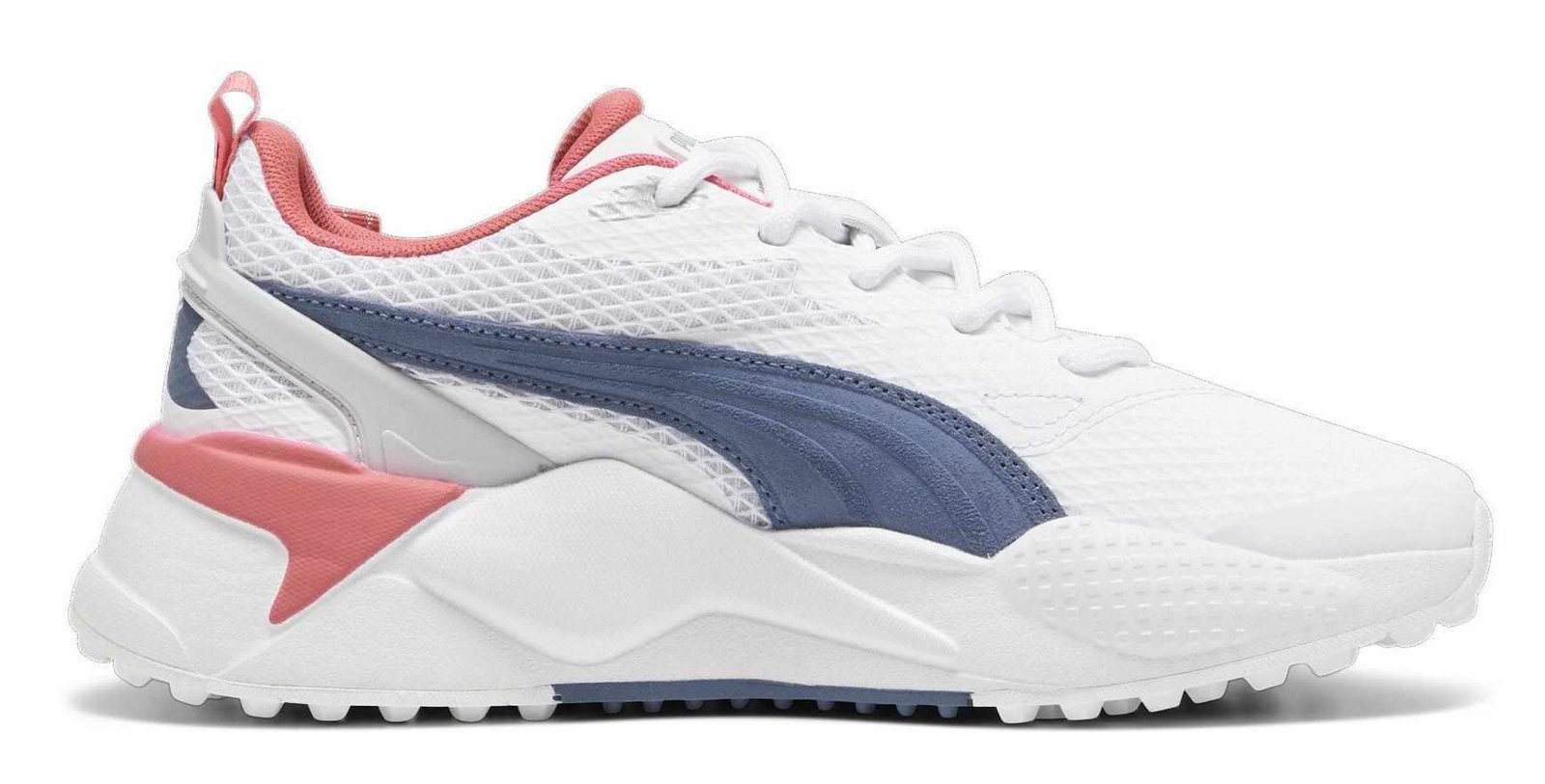 Puma Gs-X Efekt damskie buty golfowe, biało/niebieskie