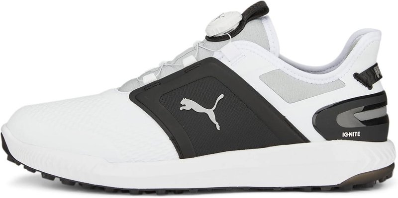 Puma Ignite Elevate Disc męskie buty golfowe, biało/czarne
