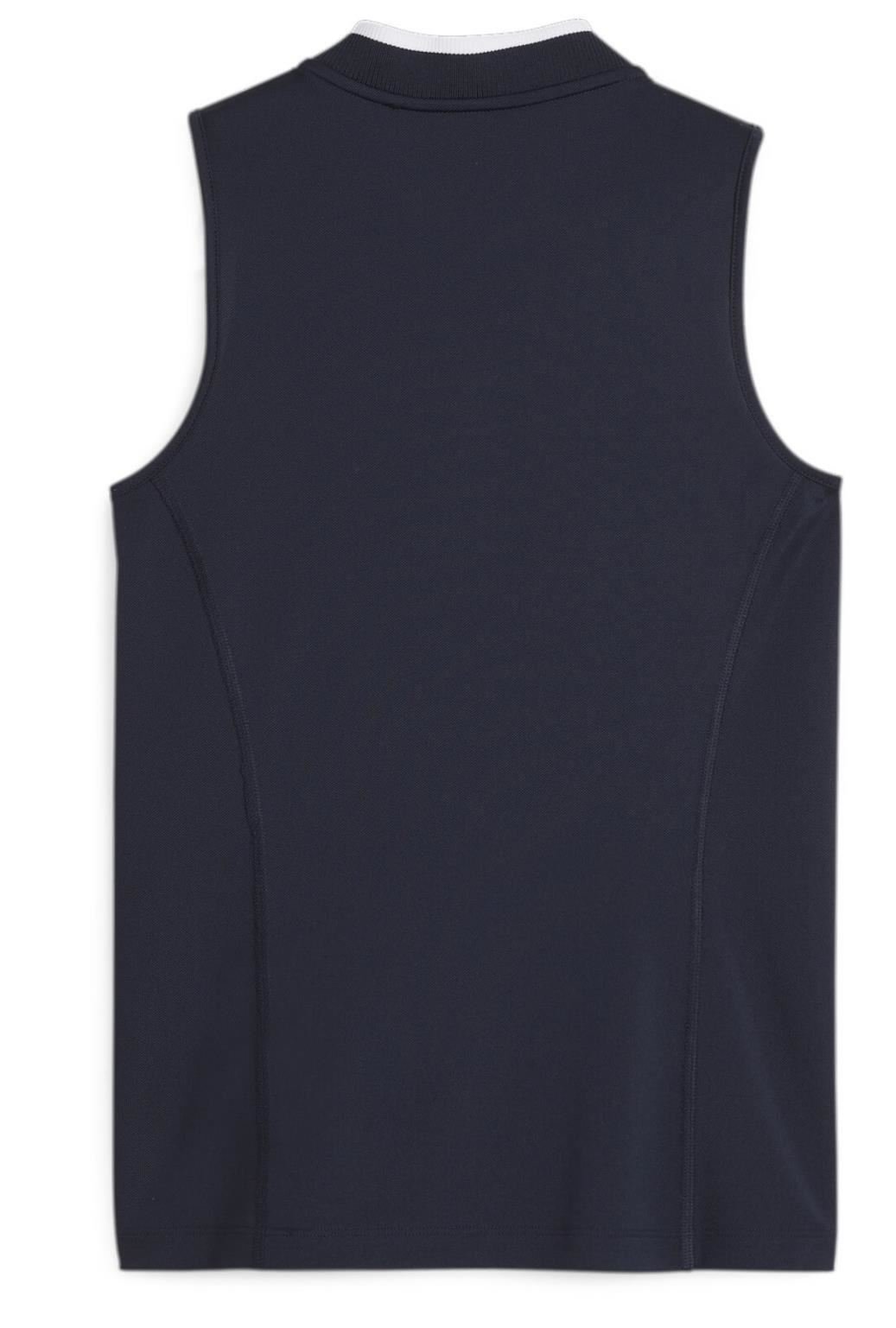 Puma Range Pique Sleeveless damskie polo, granatowe