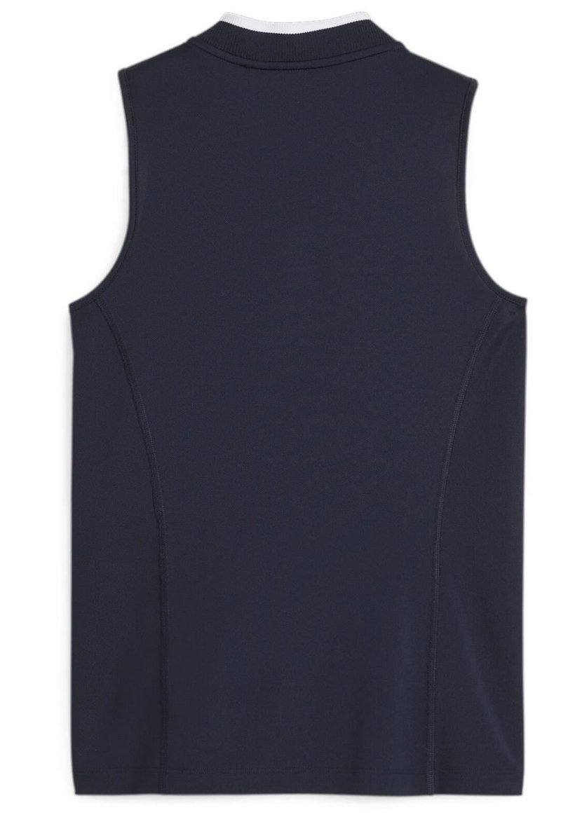 Puma Range Pique Sleeveless damskie polo, granatowe