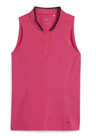Puma Range Pique Sleeveless damskie polo, różowe