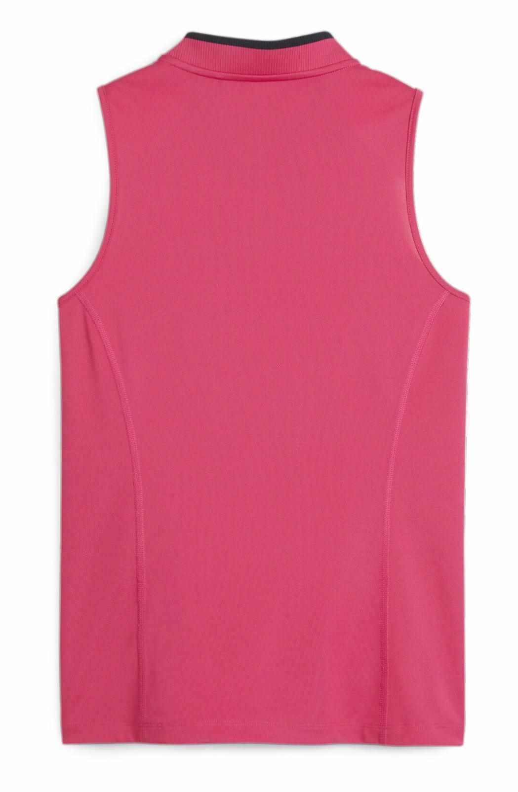 Puma Range Pique Sleeveless damskie polo, różowe