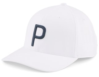 Puma P męska czapka z daszkiem, biała