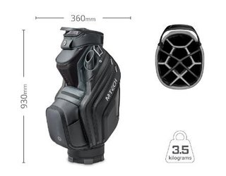 Motocaddy M-Tech cart bag, czarno/karbonowy
