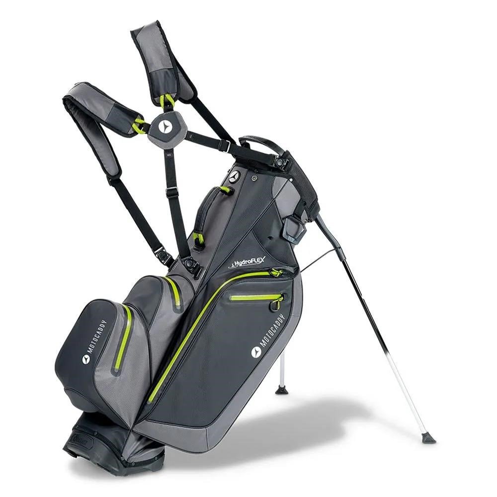 Motocaddy HydroFLEX stand bag, szaro/limonkowy