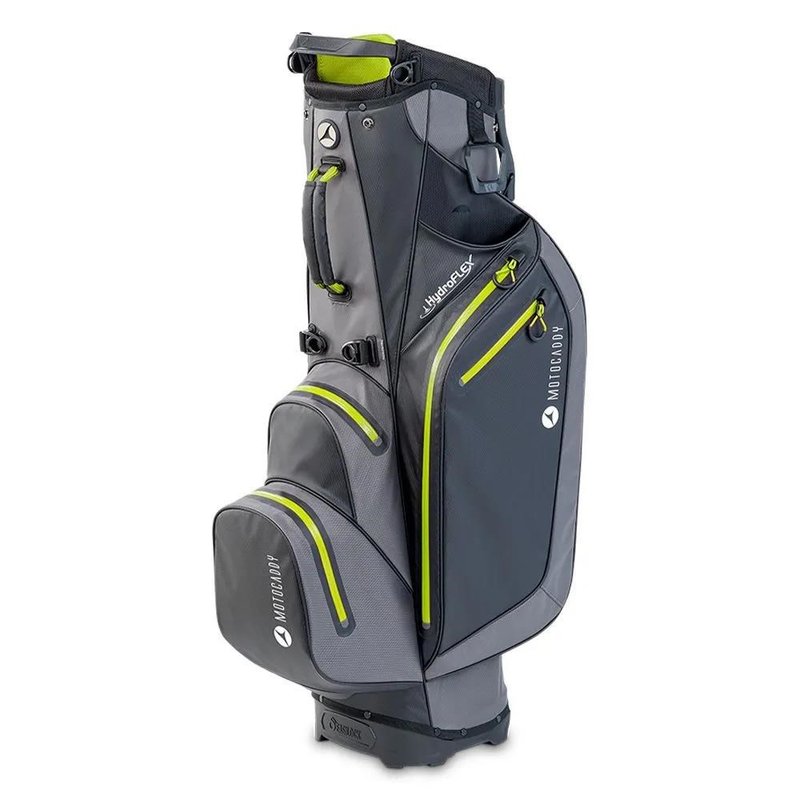 Motocaddy HydroFLEX stand bag, szaro/limonkowy