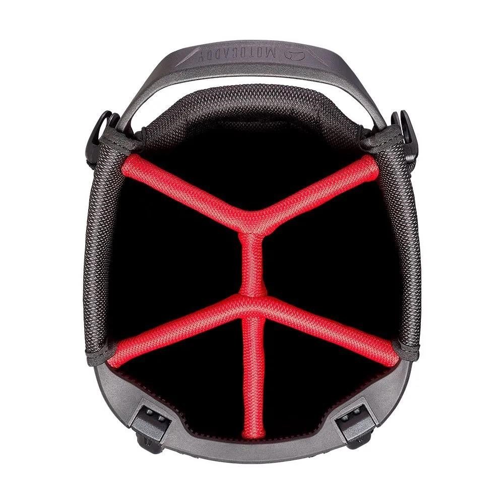 Motocaddy HydroFLEX stand bag, szaro/czerwony