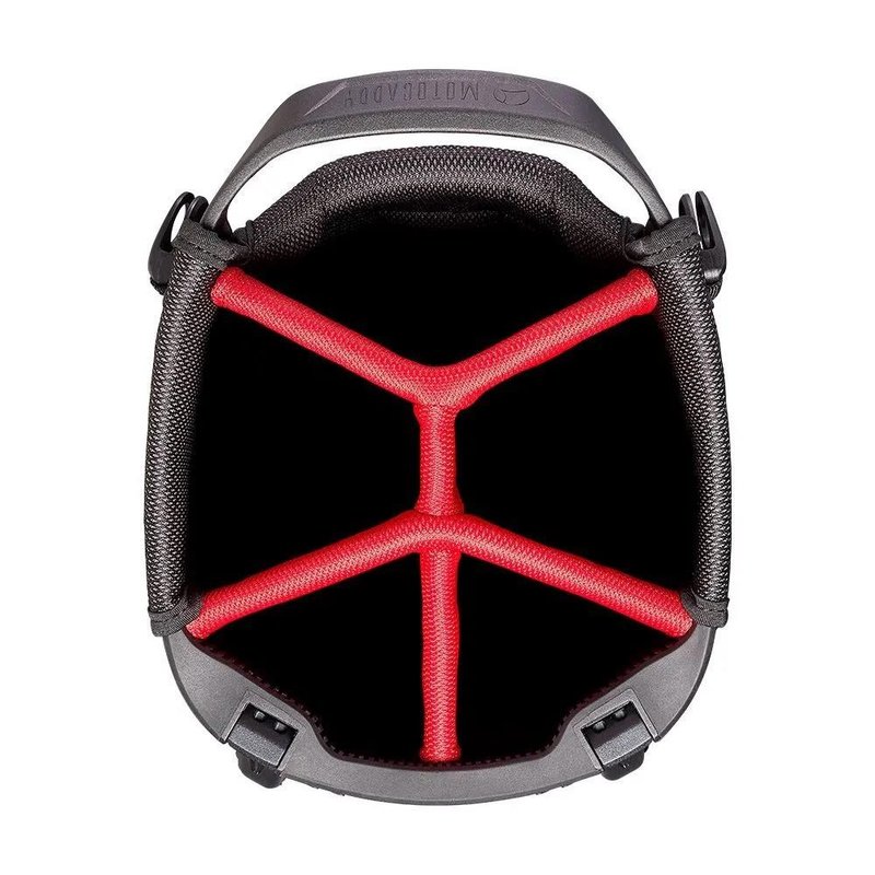 Motocaddy HydroFLEX stand bag, szaro/czerwony