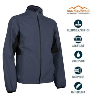 Sun Mountain Monsoon Waterproof męska kurtka, granatowa