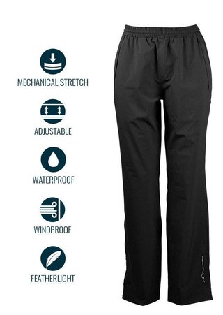 Sun Mountain Monsoon Waterproof spodnie męskie, czarne