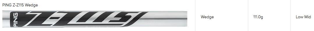 PING s159 Chrome wedge, stal