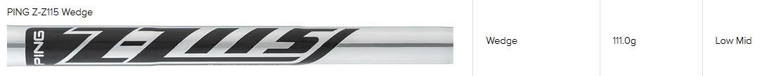 PING s159 Midnight wedge, stal