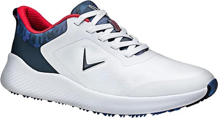 Callaway Chev Star męskie buty golfowe, biało/granatowo/czerwone