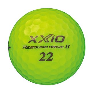 XXIO Rebound Drive II piłki golfowe, limonkowe