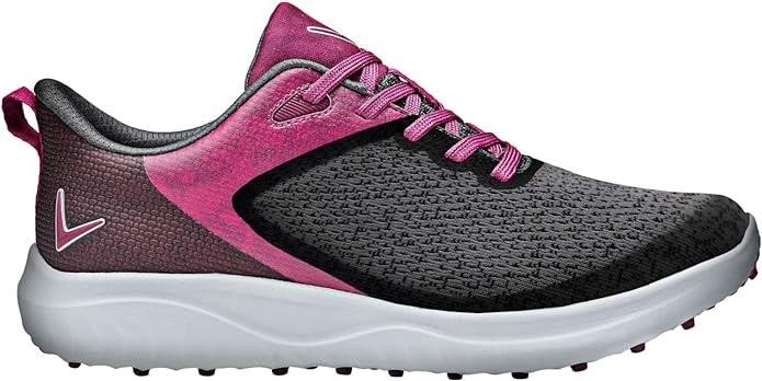 Callaway Anza Aero damskie buty golfowe, charcoal/purple