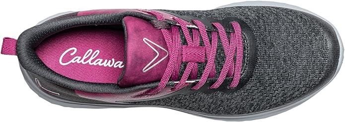 Callaway Anza Aero damskie buty golfowe, charcoal/purple
