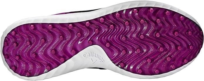 Callaway Anza Aero damskie buty golfowe, charcoal/purple