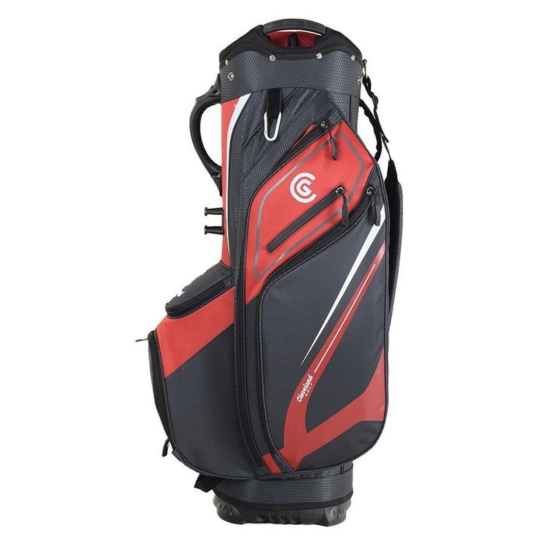 Cleveland Friday 3 cart bag, czerwono/szary