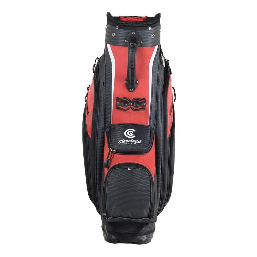 Cleveland Friday 3 cart bag, czerwono/szary