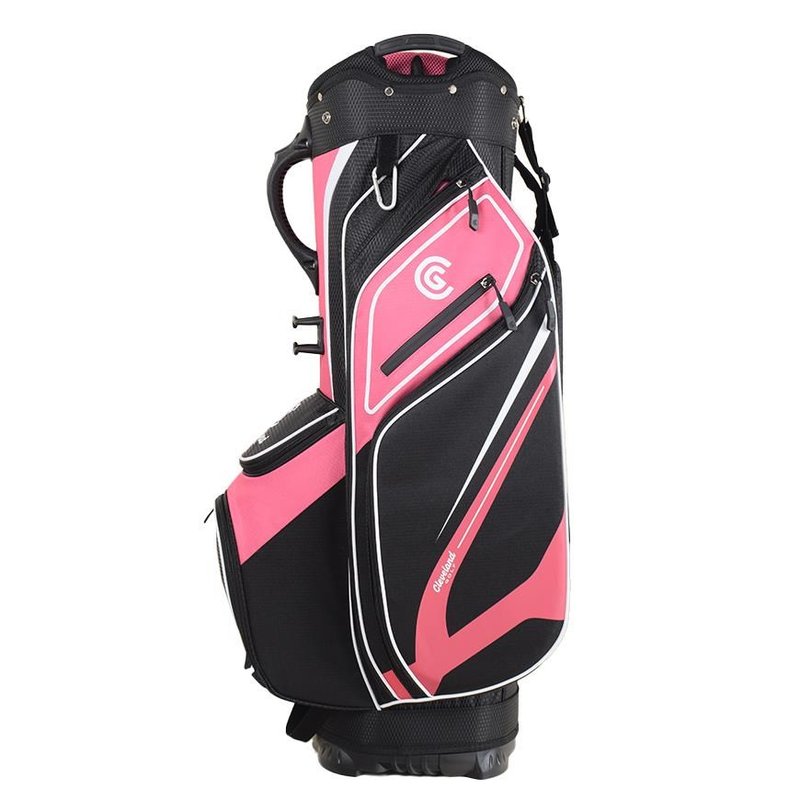 Cleveland Friday 3 cart bag, różowo/czarny