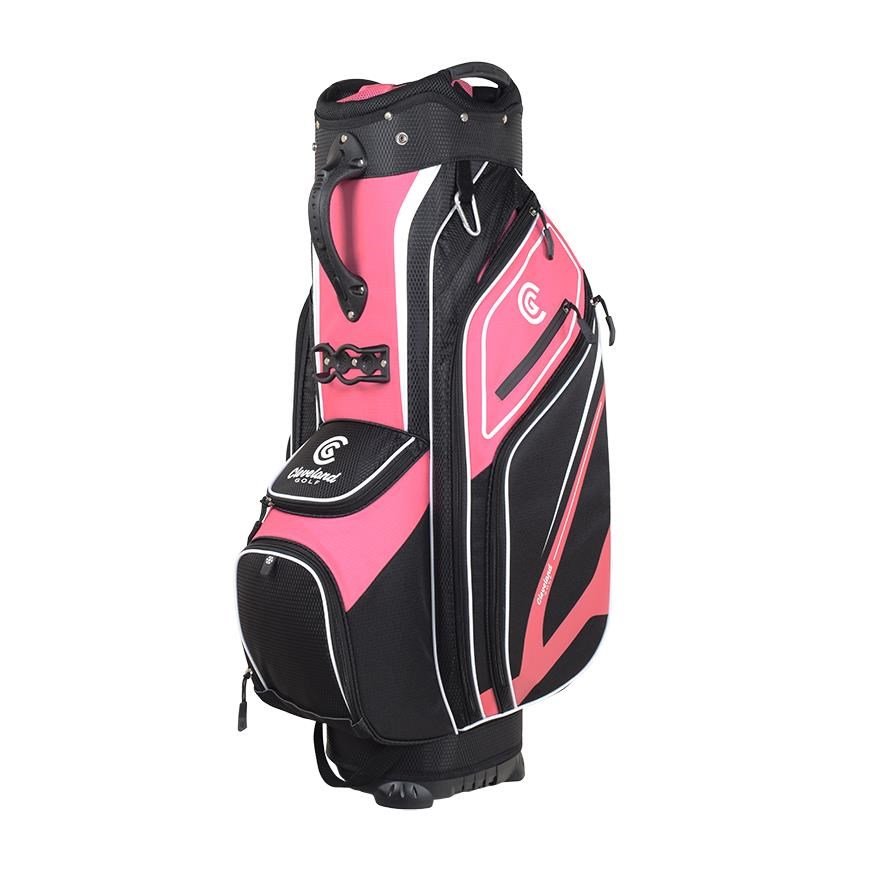 Cleveland Friday 3 cart bag, różowo/czarny