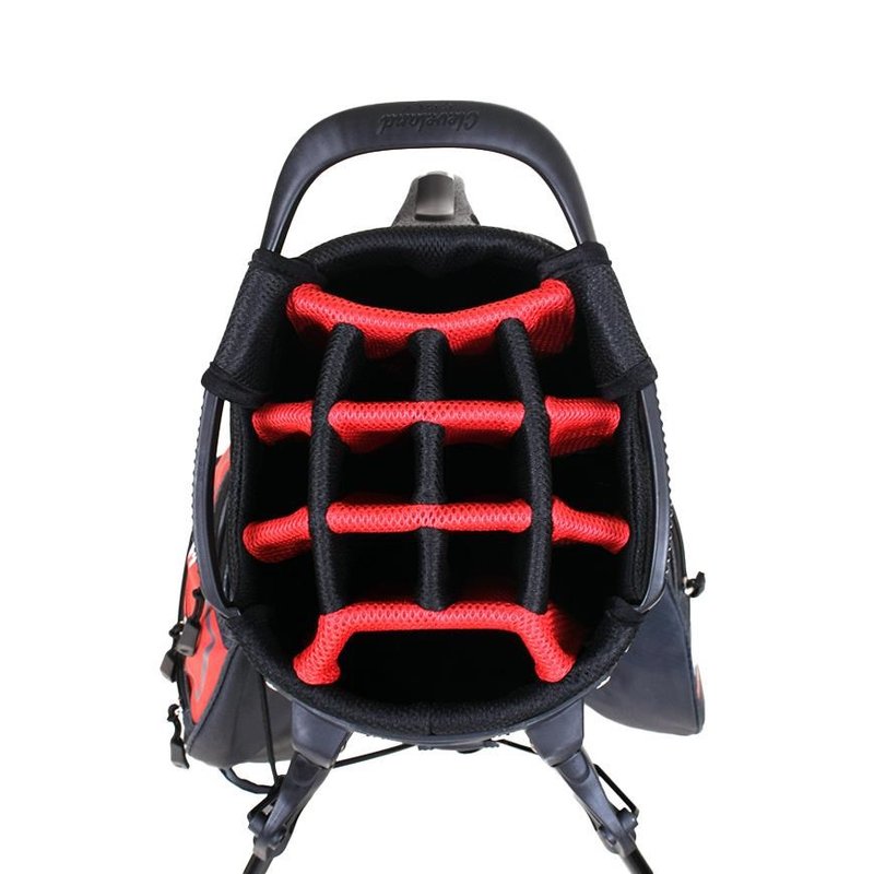 Cleveland Saturday 2 stand bag, czerwono/szary