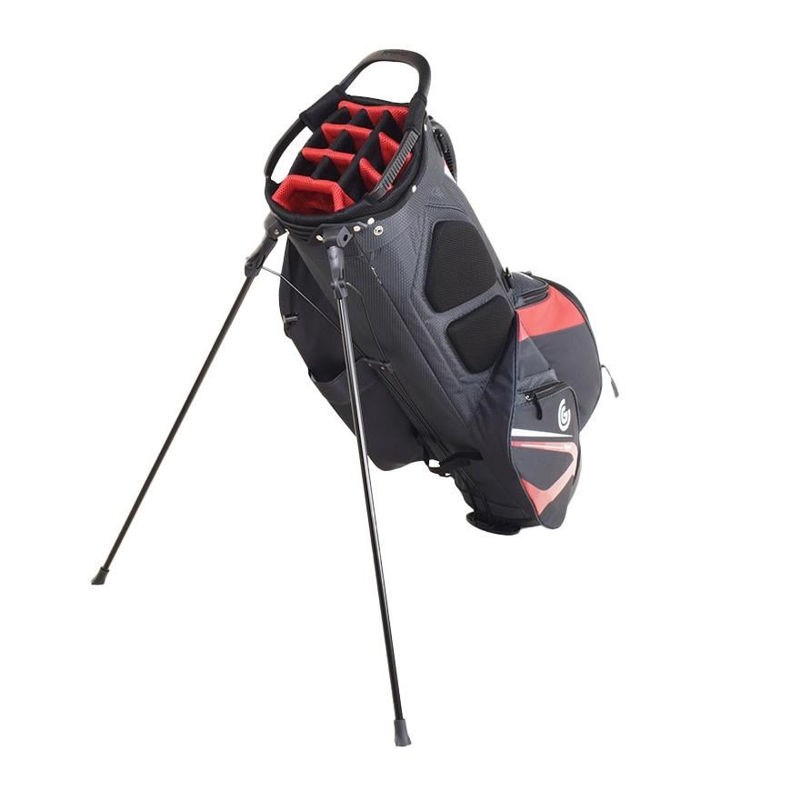 Cleveland Saturday 2 stand bag, czerwono/szary
