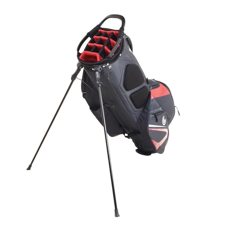 Cleveland Saturday 2 stand bag, czerwono/szary