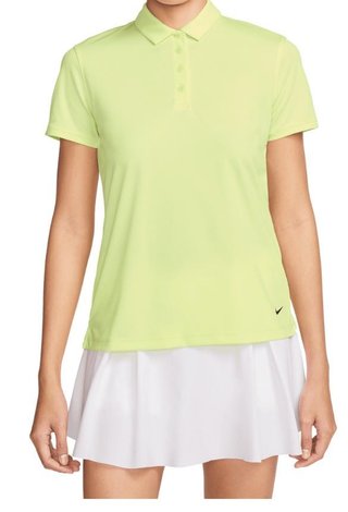Nike Dri-FIT Victory damskie polo, lemon twist/black