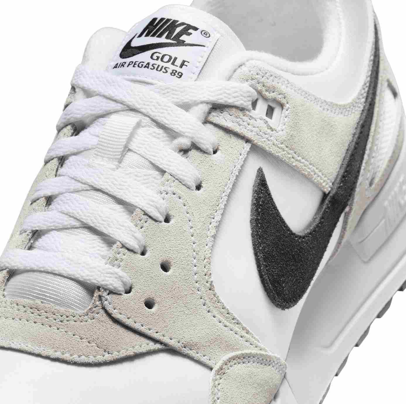 Nike Air Pegasus '89 G unisex buty golfowe, biało/czarne