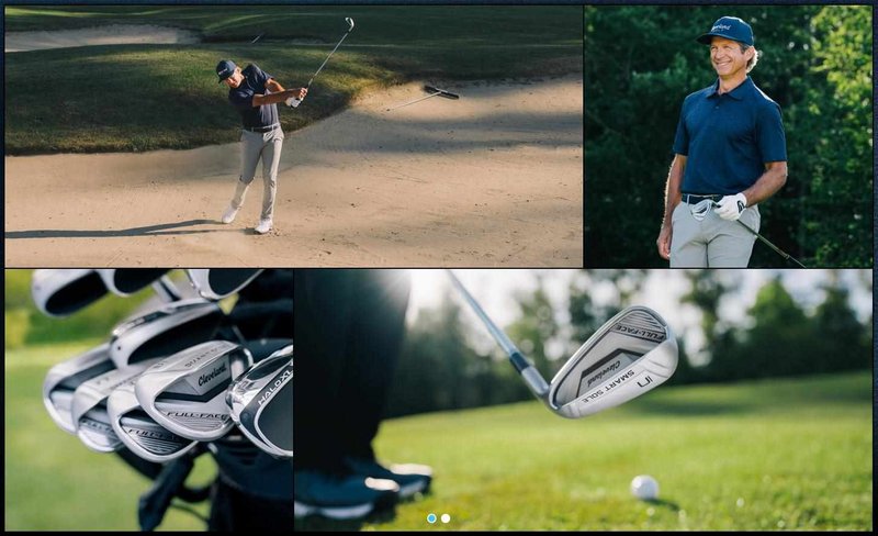 Cleveland Smart Sole Full Face męska wedge, grafit