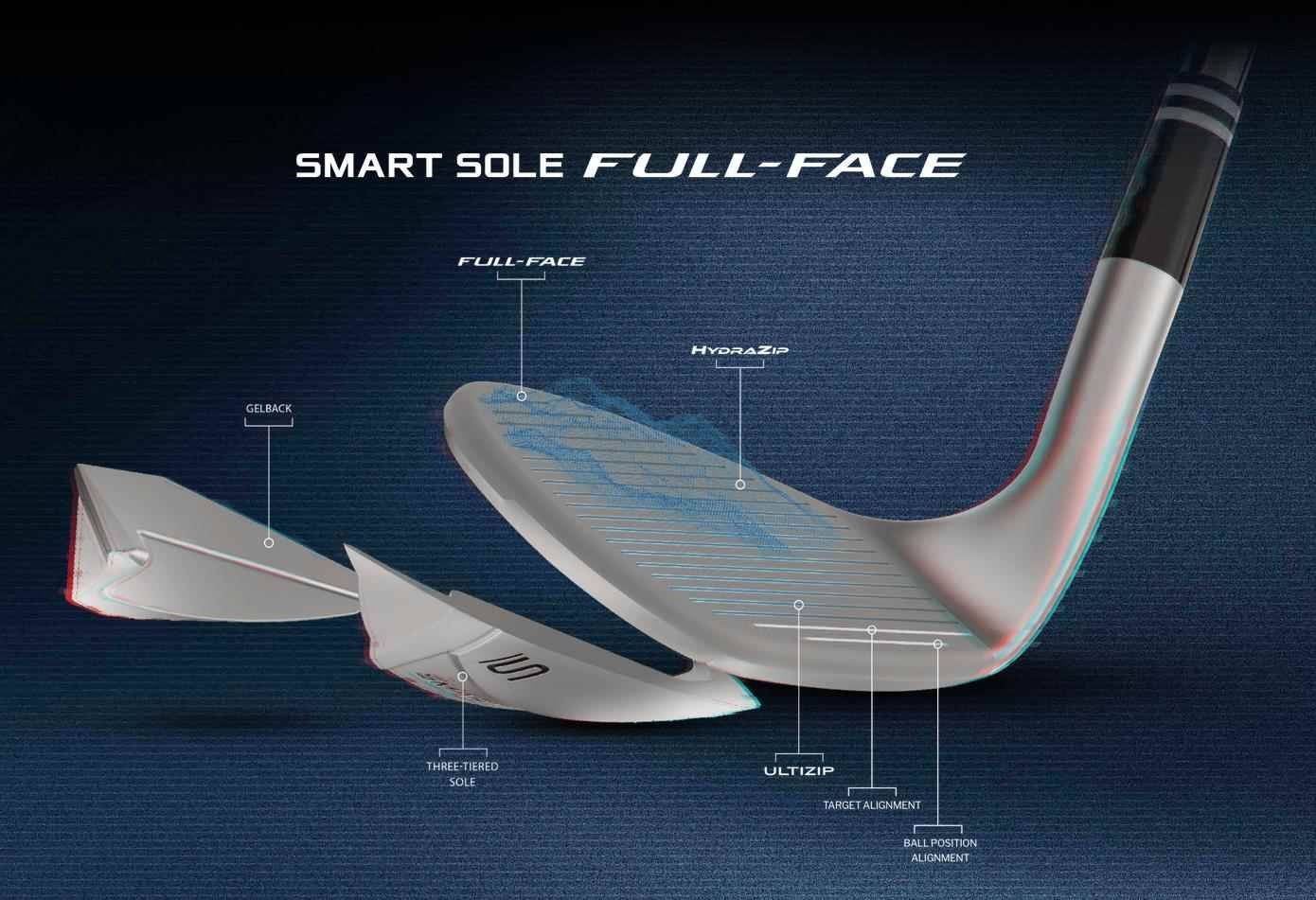 Cleveland Smart Sole Full Face męska wedge, stal