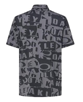 Oakley Ransom Jacquard męskie polo, czarne