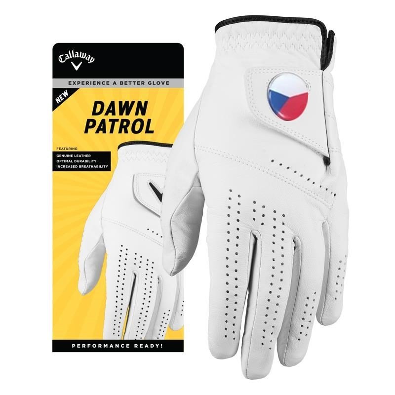 Callaway Dawn Patrol męska rękawica golfowa, Czech Flag Edition